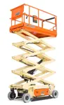 Electric scissor lift (battery, 2 WD), 12m